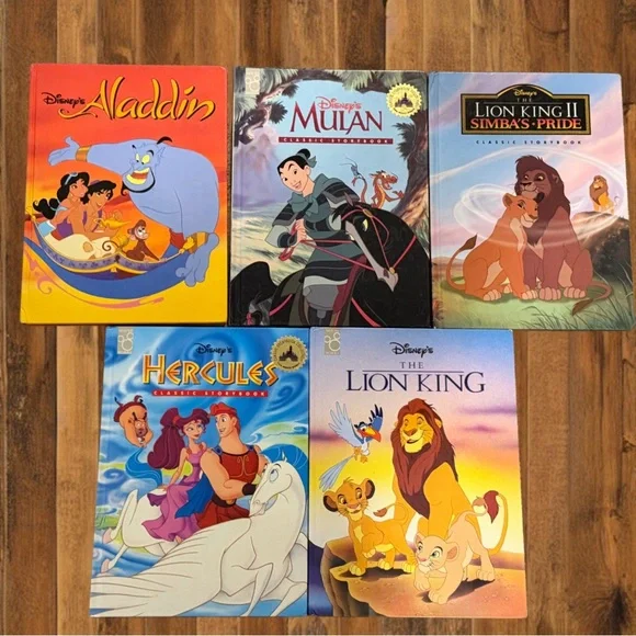 Vintage Disney Book Bundle – Classic Storybook Lot - Picture 1 of 6